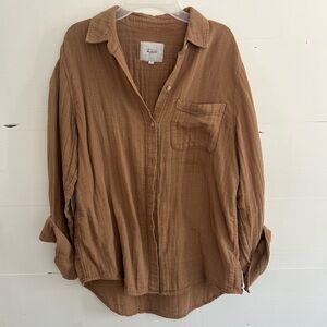 Rails Brown Casual Button Down Shirt